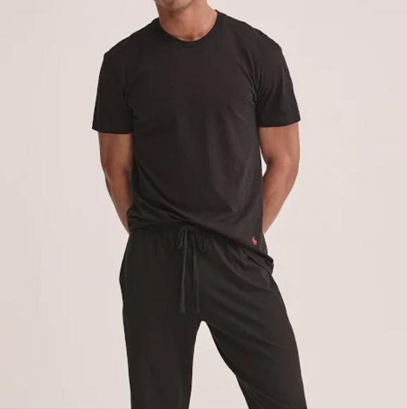 Polo Ralph Lauren Casual  Relaxed Fit Crew Neck T-shirt Black Men's L - Picture 2 of 6